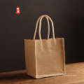 Wholesale vintage breathable no smell jute tote bag